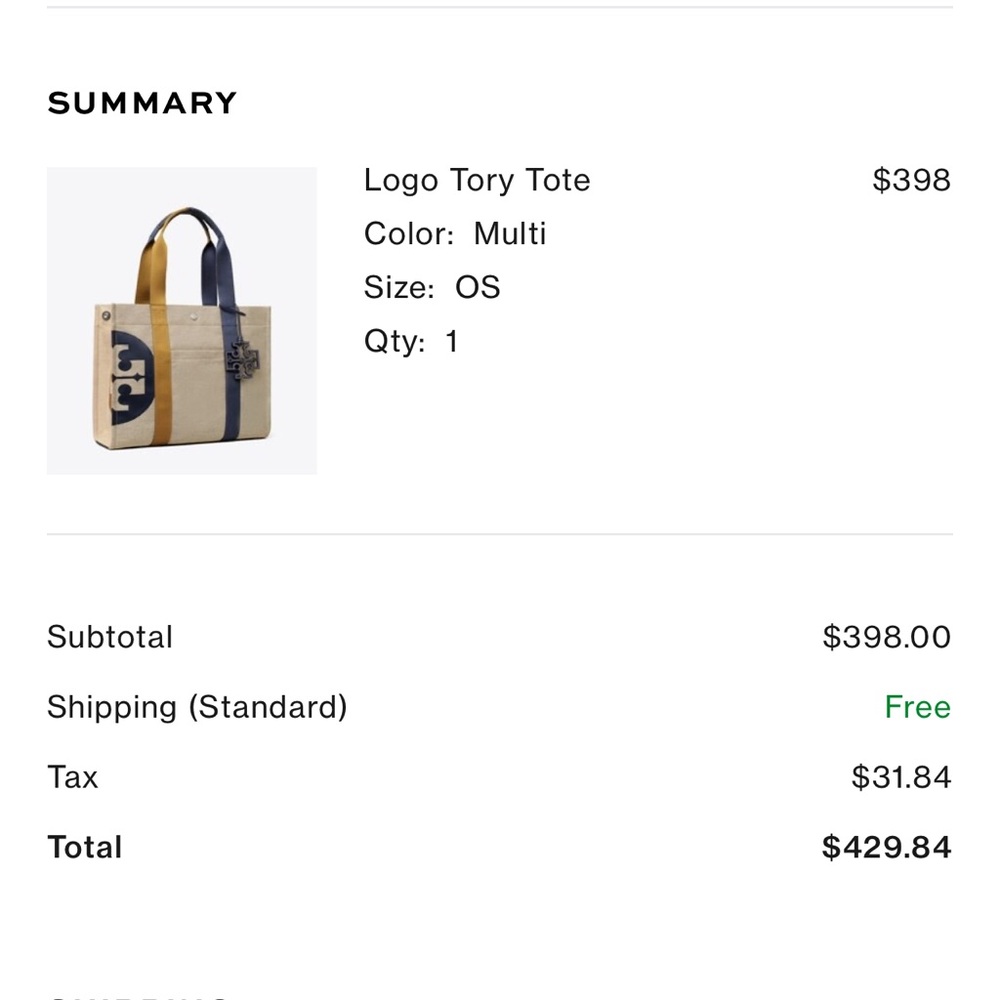 Tory Burch Logo purse